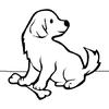 Dogs Coloring Page online game